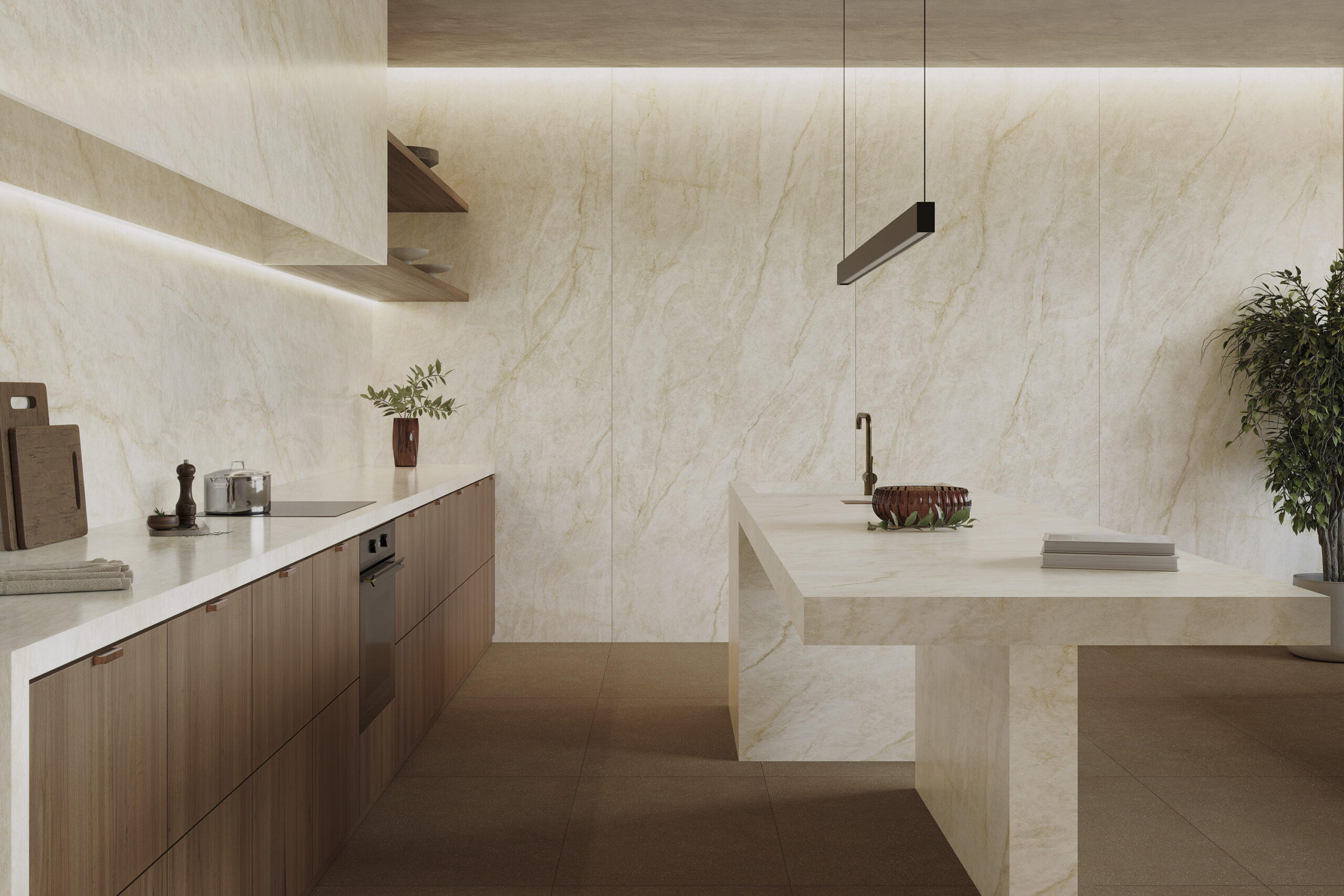 AMB_STN LAYANI NATURAL 120X280 SAT_GLOVER TERRACOTTA 60X120 MT